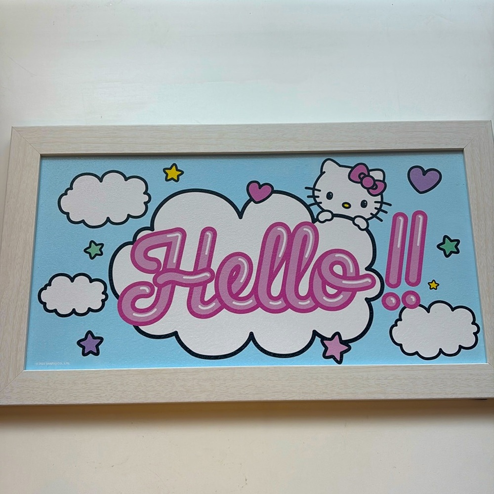 Hello kitty wall decor